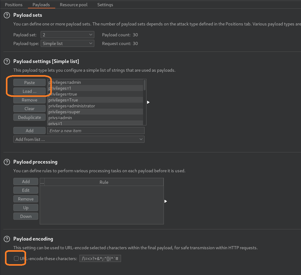 BURP Intruder mass assignment fuzzing setup part 2