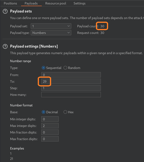 BURP Intruder payload setup for mass assignment attack