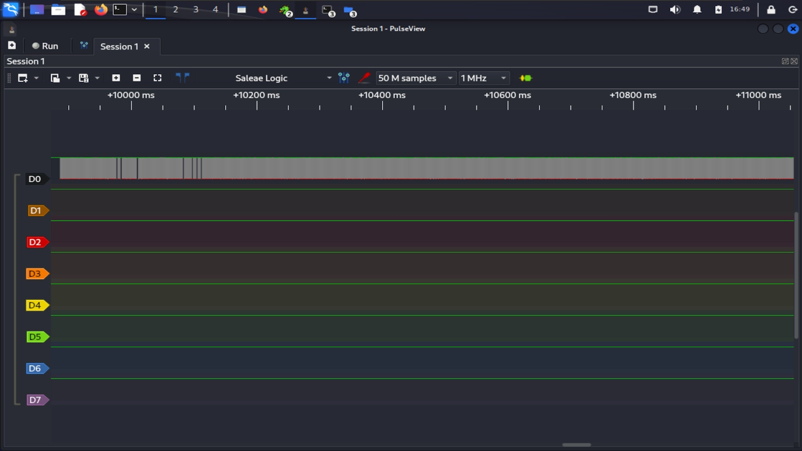 pulseview capture logs