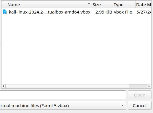 download dialog window for kali linux