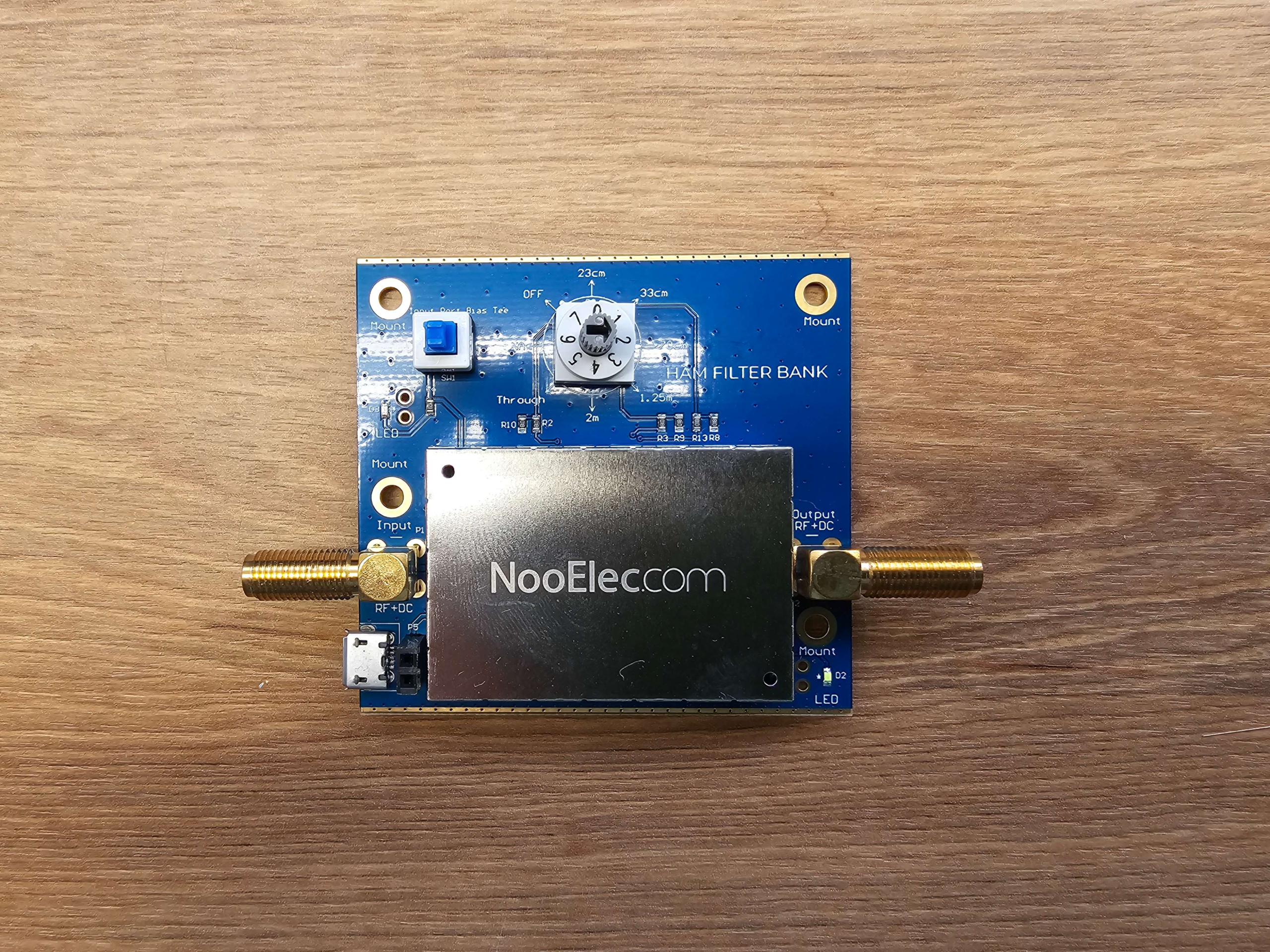 band pass filter to block extra frequencies