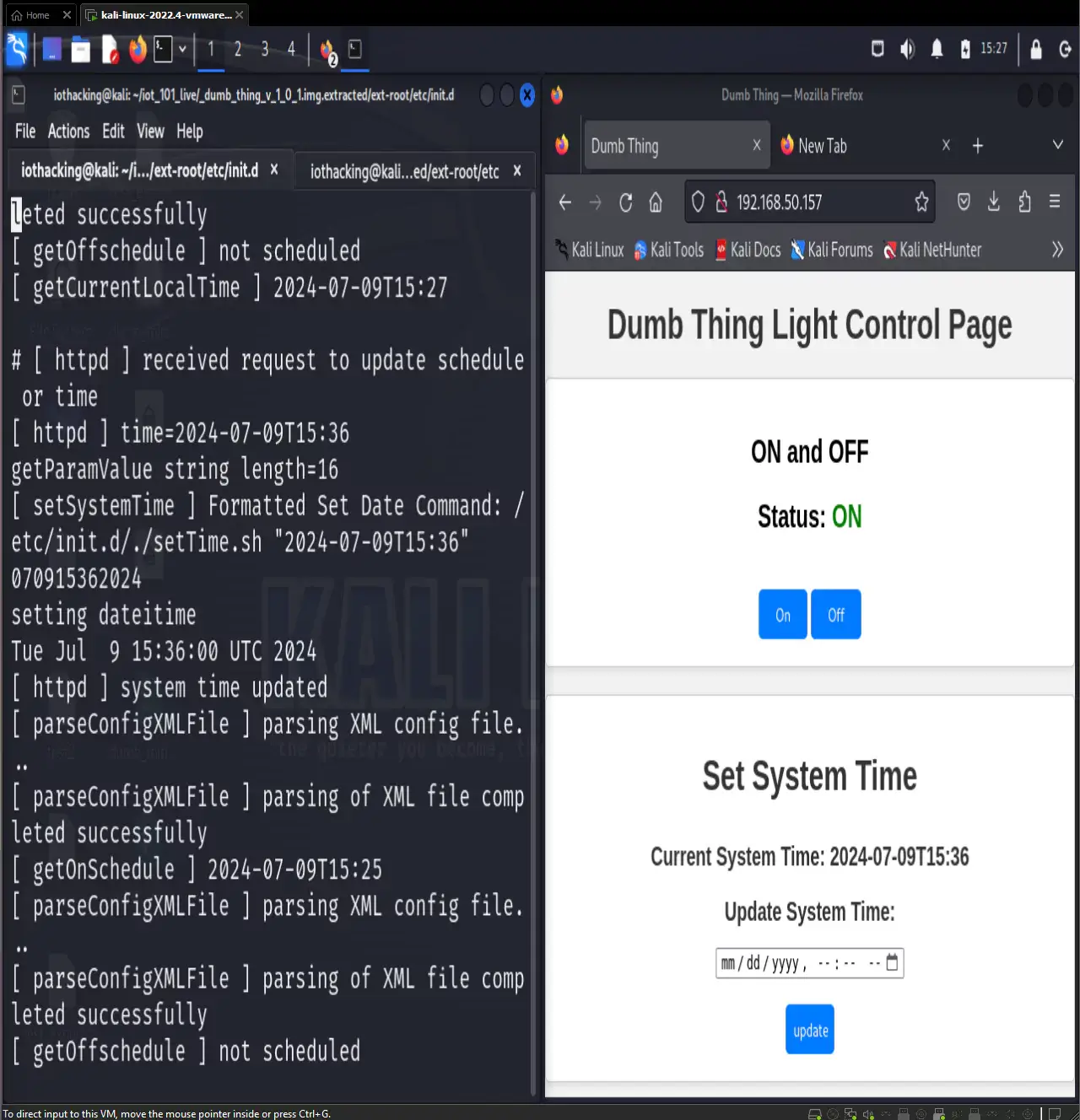 executing command injection