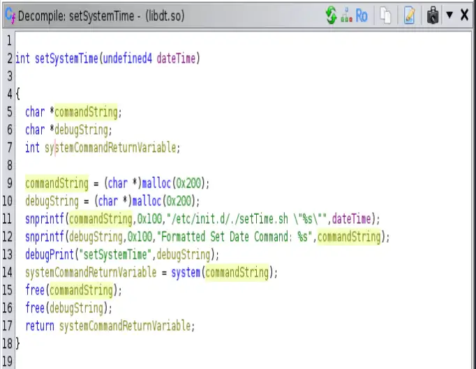 ghidra renaming variables for function