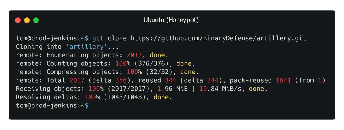 Cloning the Artillery repo