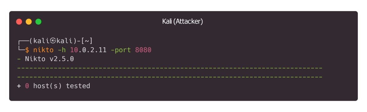 Web attack against honeypot