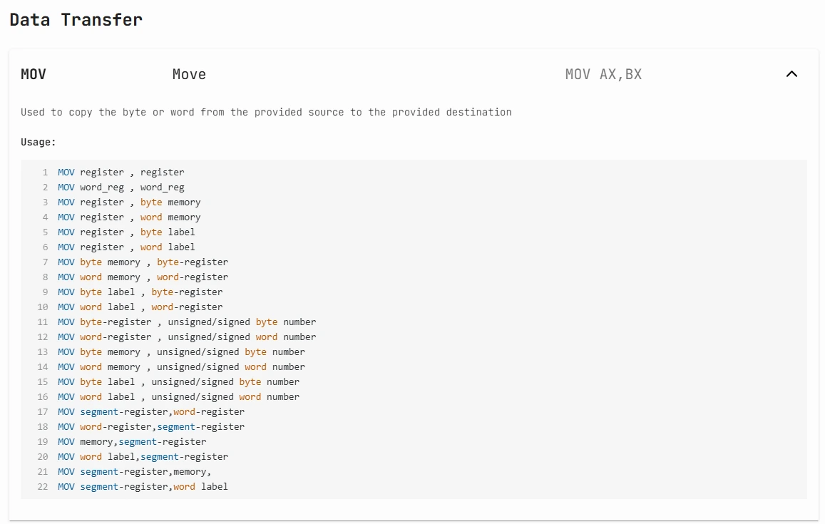 hello world written in assembly