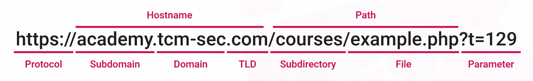 The anatomy of a URL