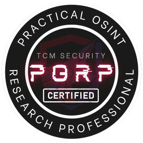 practical osint research professional certification logo
